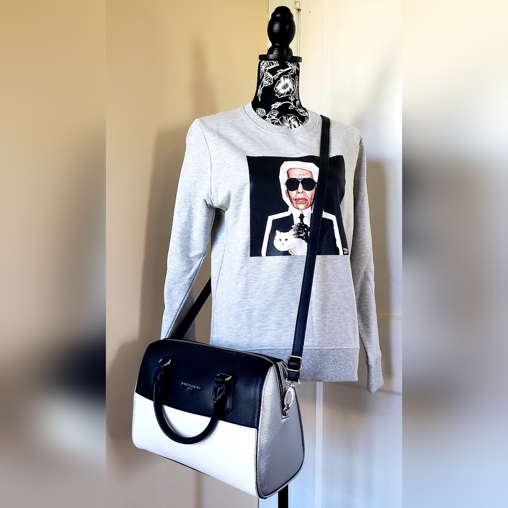 Karl Lagerfeld Sweatshirt & satchel crossbody bag set